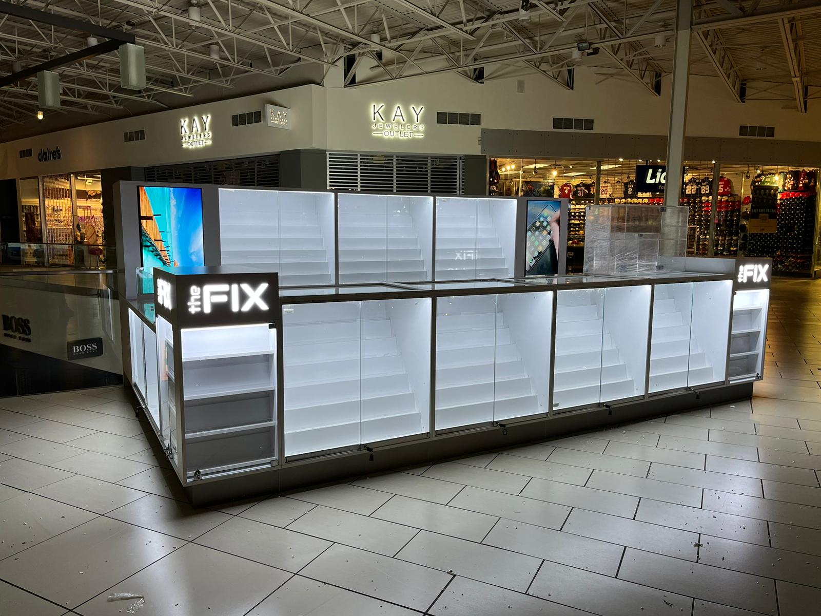 Quiosco de The Fix en Jersey Gardens — Simon Property Group